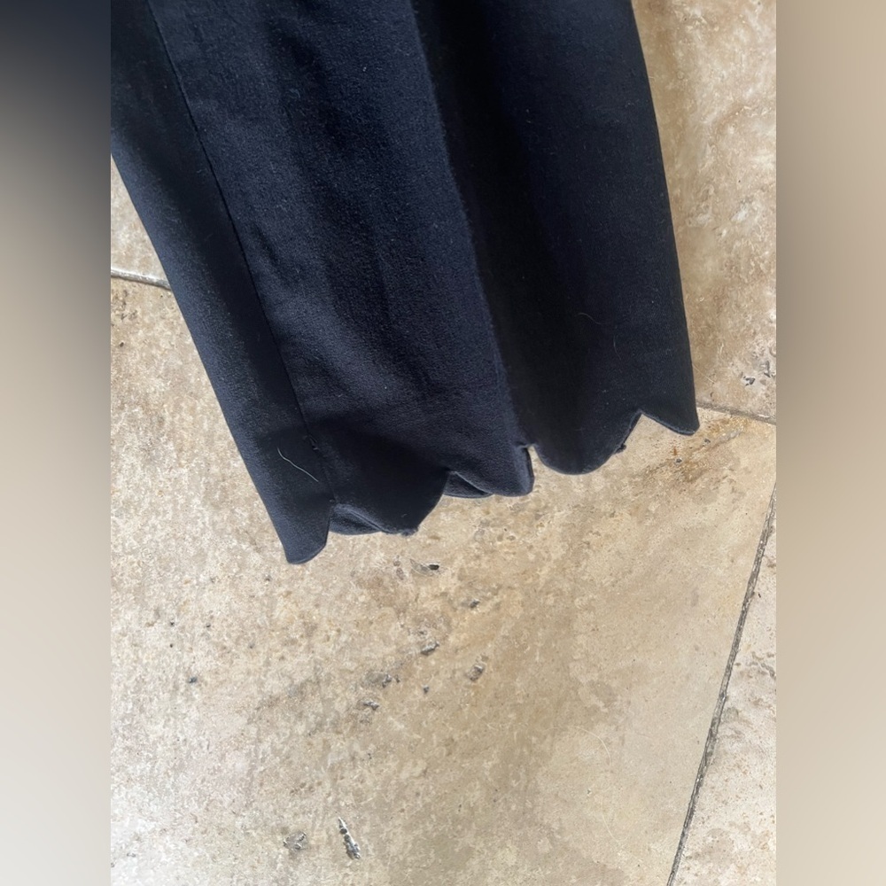 Talbots Chatham ladies crop black pants size 10 excellent condition side zip - Picture 4 of 11